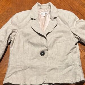 Coldwater Creek Women's Light Beige Blazer